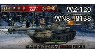 World of Tanks - WZ-120, Ace Tanker, Top Gun, Steel Wall