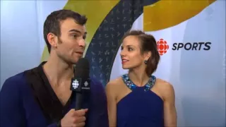 Interview with Meagan DUHAMEL / Eric RADFORD - 2016 World Championships (CBC)