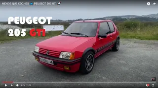 MENOS QUE COCHES 🚘 PEUGEOT 205 GTI 🚀