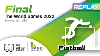 TWG 2022 BHM - Replay of the Men's Fistball Bronze Medal Match BRA vs AUT
