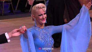 Dmitri Kolobov - Signe Busk DEN | Slow Foxtrot | WDSF GrandSlam Standard - Rimini 2019