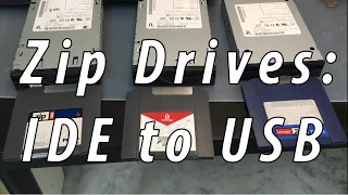 Connecting an IDE Zip Drive to a modern computer with USB