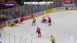 A review of the match Sweden-Russia 4:7 hockey Швеция-Россия 4-7 обзор голов