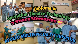 Apollo Multispeciality Hospital Kolkata//Sharing my 3 years memories in operation theatre💝