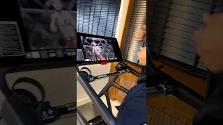 Usman nurmagomedov trains while watching brother Khabib's video