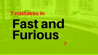 Fast and furious 8 mistakes  - Fate of the furious mistakes