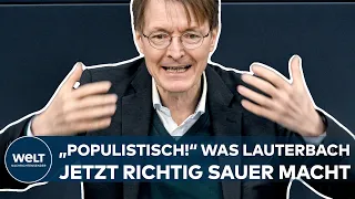 CORONA: "Das ist ein Stück weit populistisch!" Was Lauterbach jetzt richtig auf die Palme bringt