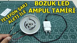 Bozuk LED Tamiri: Telefon Şarj Aleti ile LED Ampul Nasıl Kurtarılır?