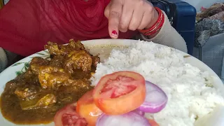 spicy mutton 🍖 chawal salad 🙏🥗👍 Sudha food 97 👍 🙏🤪 food video