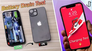 iPhone 13 Mini Battery Drain & Charging Test : Indian Usage!