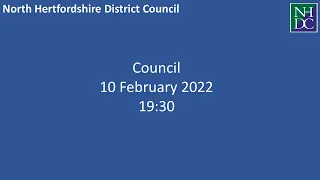 Meeting: Council - 10 February 2022