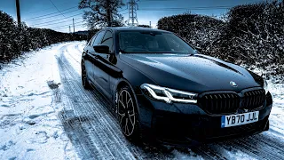 NEW 2023 BMW G30 5 Series LCI LOVES The Snow