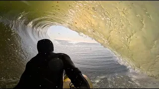 The Longest Barrel EVER Recorded!?? Luke Dixon // Namibia 2023 // #bodyboarding #surfing