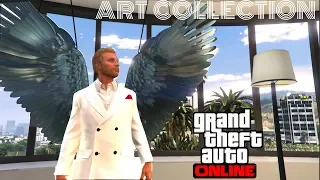 GTA Online: My Art Collection Tour! New Casino display items/Customization!