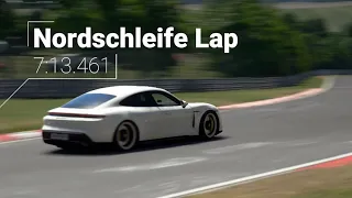 2020 Porsche Taycan Turbo S Nordschleife Lap Record 7:13.461