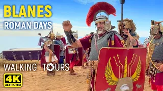 4K Blanes (Catalonia, Spain) Roman Days Walking Tour • September 2022