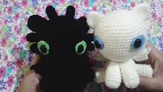 Furia nocturna y Furia luminosa AMIGURUMIS😍 PASO A PASO | CHIMUELO AMIGURUMI