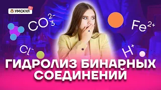 Гидролиз бинарных соединений: тема, про которую забывают | Химия ЕГЭ 2022 | Умскул