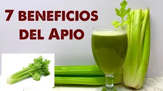 7 Beneficios del jugo de apio - te pondras  más saludable que nunca!