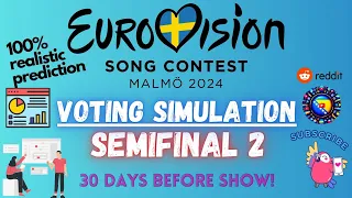 VOTING SIMULATION ⏐ SEMIFINAL2 - EUROVISION 2024