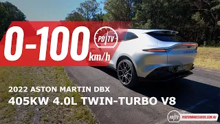 2022 Aston Martin DBX 0-100km/h & engine sound