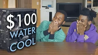 The $100 FULL Custom Water Cool Loop w/ My Little Brother! | OzTalksHW