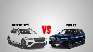 2023 Genesis GV70 Vs 2023 BMW X3 - Full Comparison