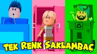 ROBLOX TEK RENK CHALENGE SAKLAMBAÇ 😂 ( Hide and Seek One Color )