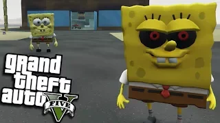 GTA 5 Mods - EVIL SPONGEBOB.EXE VS SPONGEBOB MOD (GTA 5 PC Mods Gameplay)