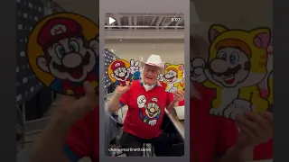 Waluigi Meets Charles Martinet - Super Mario Bros.