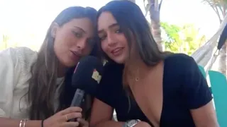 Calle y Poché Instagram Live Revista Vea Prêmios Heat 01.06.22