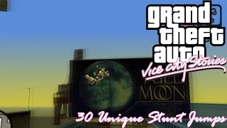 GTA: Vice City Stories (PSP Emu) 30 Unique Stunt Jumps