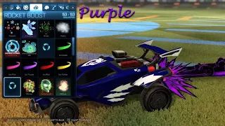 Rocket League | ALL TOON SKETCH PAINTED BOOST