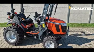 Traktor TAFE 6028 M s čelním nakladačem