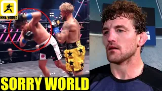 MMA Community Reacts to Ben Askren getting knocked out in under two minutes versus Jake Paul,Conor