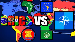 BRICS+ vs NATO vs Arab League vs ASEAN vs Latin Union vs African Union... (World War 3 Simulator)