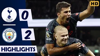 Tottenham vs Man City (0-2) | De Bruyne Assist Haaland x2 GOALS Highlights Premier League 2023/24