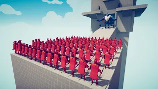 300 Spartans Attacking a Tower ► TABS MODS - Totally Accurate Battle Simulator