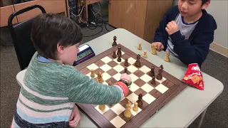 7 Year Old Golan vs. 9 Year Old Evan! Battle of 2 Great Chess Kids!