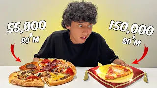 O'zbekistondagi eng mashhur pizzalarni yeb ko'rdik!