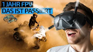 Ich bin 1 JAHR FPV DROHNE geflogen und DAS ist alles passiert