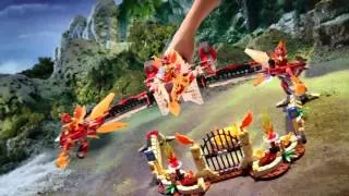 ▶ Lego Chima - Flying Phoenix Fire Temple - 70146 & Maula's Ice Mammoth Stomper - 70145