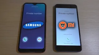 Samsung Galaxy A01 vs Redmi Go Incoming Call