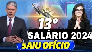 SAIU! 13° SALÁRIO dos APOSENTADOS INSS 2024: ANTECIPADO - VEJA DATAS E VALORES