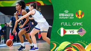 Italy v USA | Full Game - FIBA U19 Women's Basketball World Cup 2021