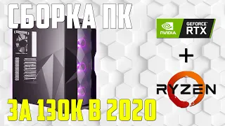 Универсальный ПК для работы и игр! Моя сборка ПК за 130 000 рублей на Ryzen и Nvidia RTX!