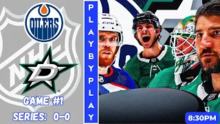NHL PLAYOFFS GAME PLAY BY PLAY OILERS VS STARS