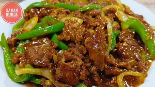 BEEF TERIYAKI ala RESTO, Masakan Daging Sapi Terenak!