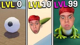 SAPO POR 1 DIA!! CICLO DE VIDA DE UM SAPO NO ROBLOX 🐸