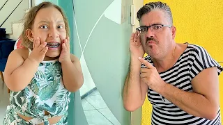 Maria Clara e a sua experiência de estar sozinha em casa - MC Divertida